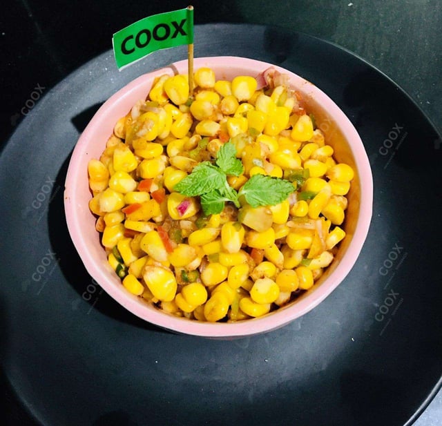 Delicious Corn Chaat prepared by COOX