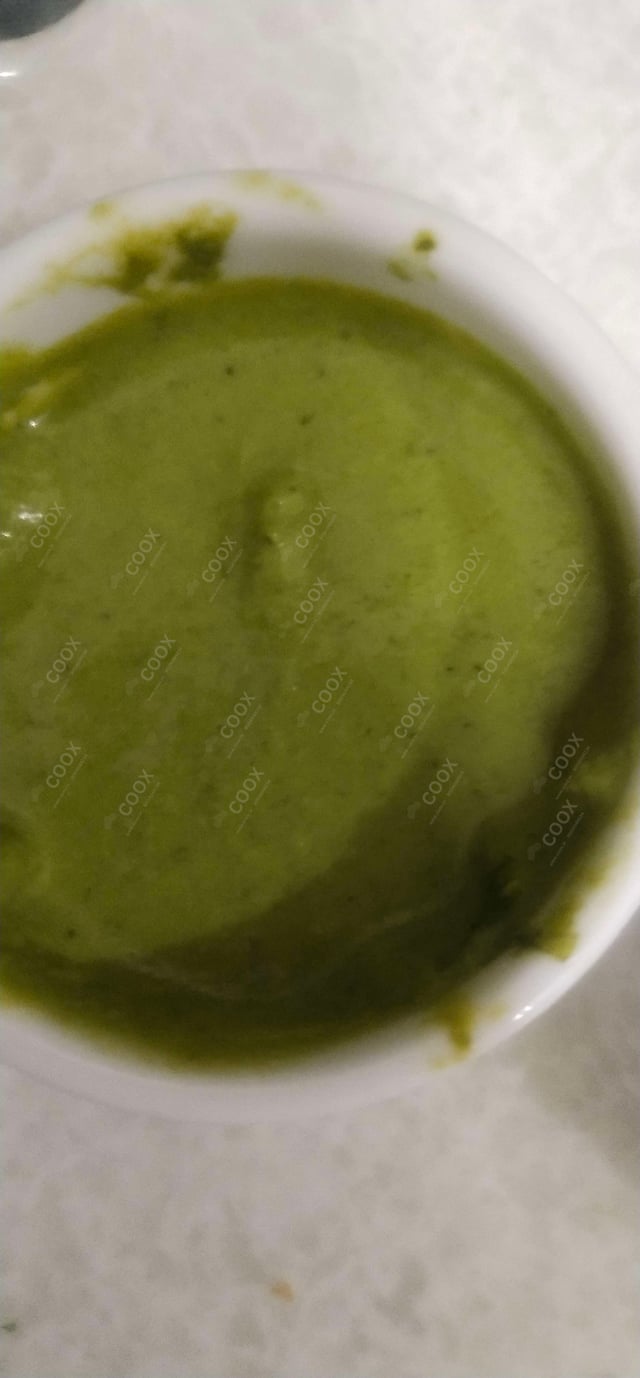 Delicious Green Chutney prepared by COOX