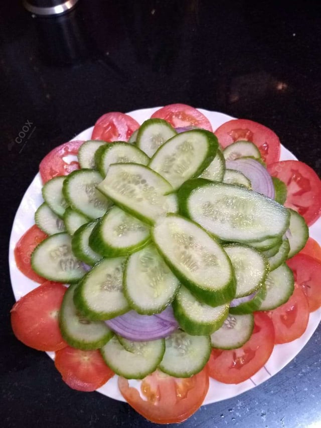 Delicious Salad, Papad prepared by COOX