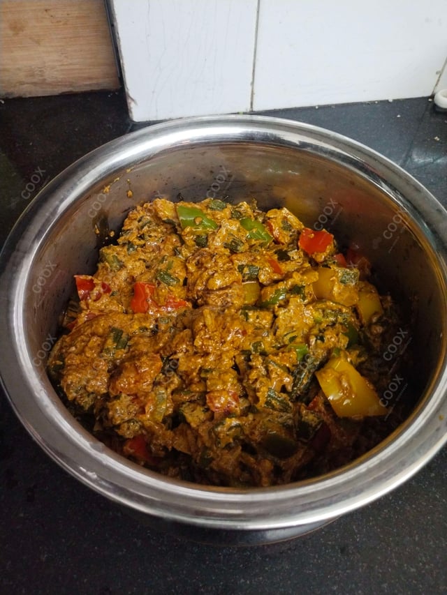 Delicious Bhindi do Pyaza prepared by COOX