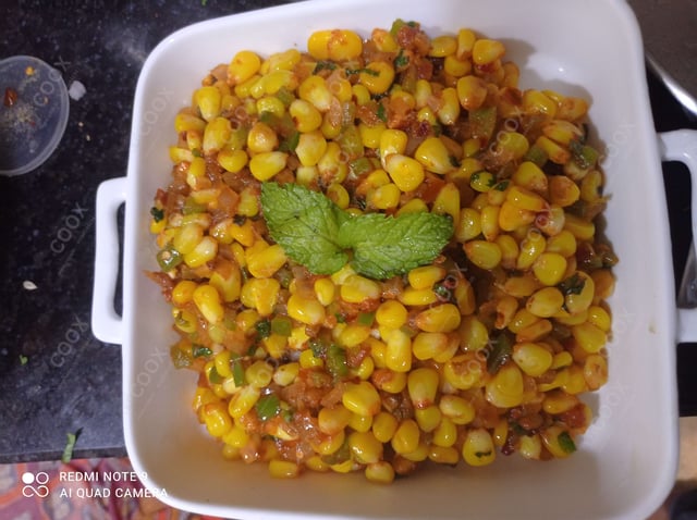 Delicious Corn Chaat prepared by COOX